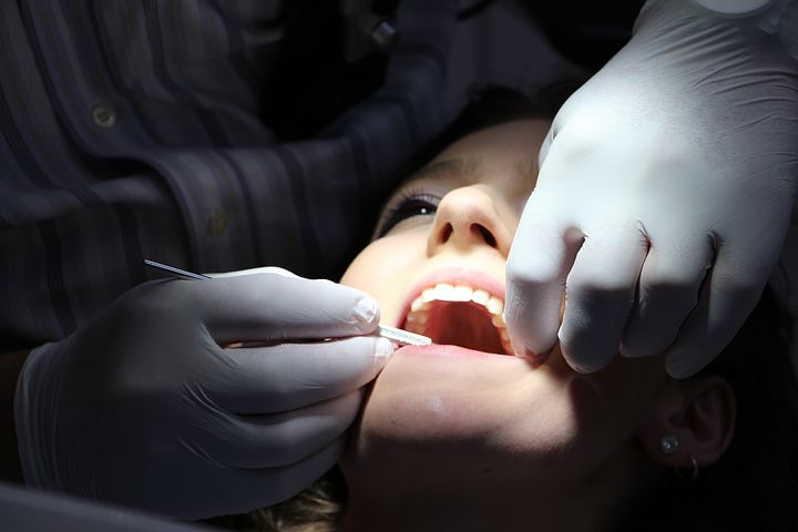 Woman getting her teeth checked by a dentist in Lilydale